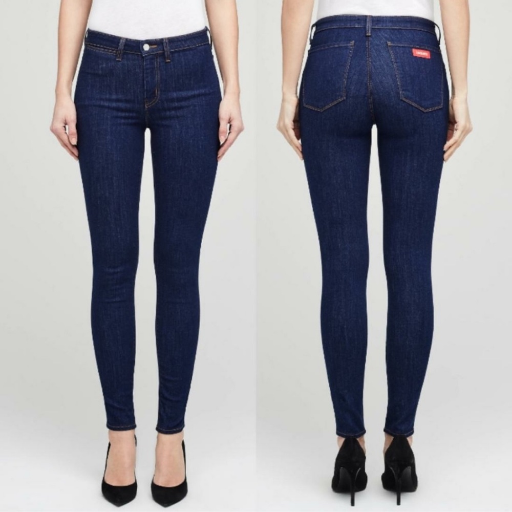 L'agence Zeppelin High Rise Skinny Jeans Rinse Size 24 Minimalist‎ Casual Preppy